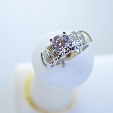 channel Set Engagement Ring